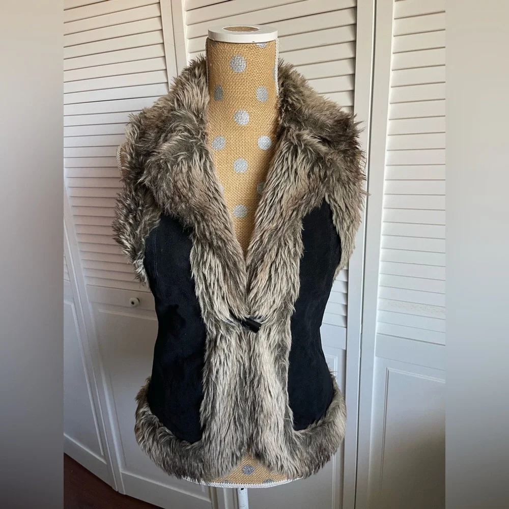 Live a little Leather Vest Penny Lane - Picture 2 of 5